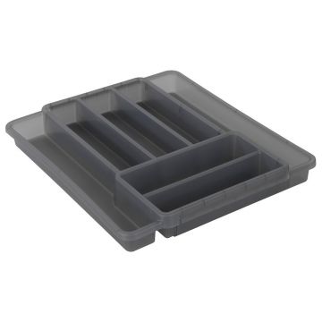 Organizator sertar pentru tacâmuri din plastic 39,7 x 34 cm Domino - Rotho
