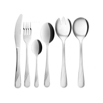 Set tacamuri pentru 12 persoane / 50 piese Napoli, Ambition, inox, argintiu