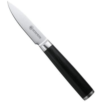 Cutit otel Damask HRC 60 Konstanz, Carl Schmidt Sohn 071349, 9 cm, maner negru