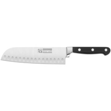 Cutit Santoku Premium, Carl Schmidt Sohn, 15 cm, maner negru, cutie cadou 029715