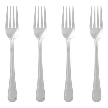 Furculițe argintii din oțel inoxidabil 4 buc. Classic – Premier Housewares