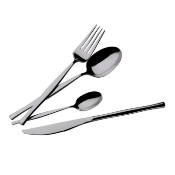 Set tacamuri 24 piese, 6 persoane, negru oglinda Berlinger Haus BH 3066
