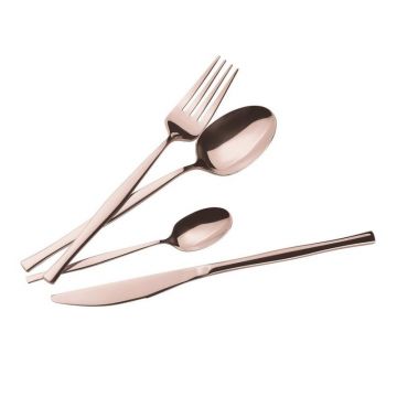 Set tacamuri 24 piese, 6 persoane, rose lucios Berlinger Haus BH 3065