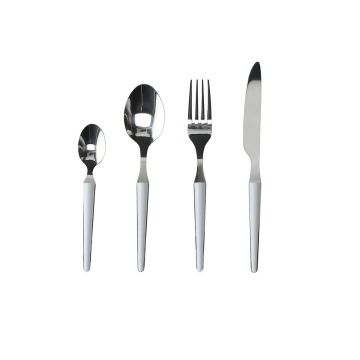 Set tacamuri 24 piese Antony Zen, Tognana Porcellane, otel, bej
