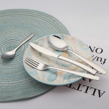 Set tacamuri 24 piese Sarte, Ambition, inox, argintiu