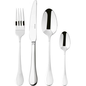 Set tacamuri Sambonet Bloom Solid Handle  24 piese  inox
