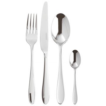 Set tacamuri Sambonet Velvet Solid Handle  24 piese  inox