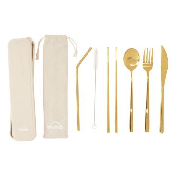 Tacâmuri auriu din oțel inoxidabil 6 buc. Mimo – Premier Housewares