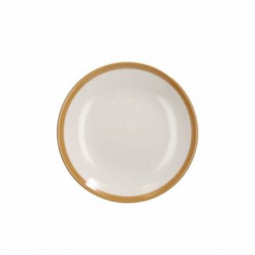 Farfurie desert, Tognana, Louise Woody Beige, 21 cm Ø, ceramica, bej