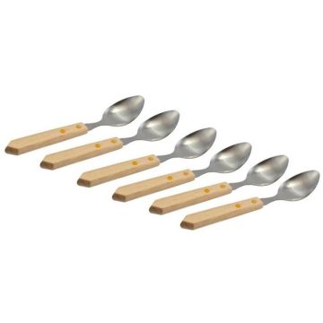 Lingura cu Maner din Lemn, 6 Bucati, Perfect Home