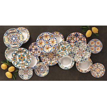 Serviciu de masa 18 piese, Medicea, Brandani, portelan