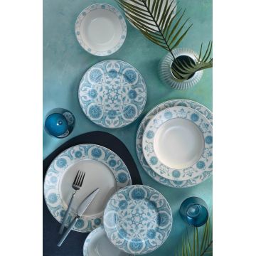 Serviciu de masa 24 piese NNLB24Y2885503, Kutahya Porselen, portelan, multicolor