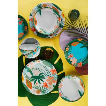 Serviciu de masa 24 piese ZG24Y260012228, Kutahya Porselen, portelan, multicolor