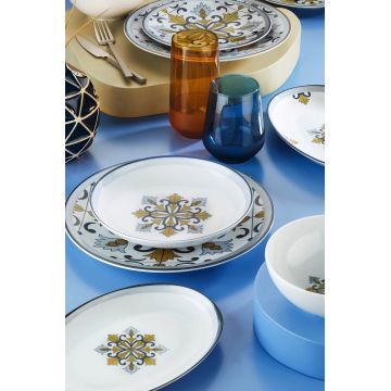Serviciu de masa 26 piese NNZG26YS885522, Kutahya Porselen, ceramica, multicolor