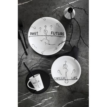 Serviciu de masa, 3 piese, Kutahya Porselen, ZG03YS42010869, portelan