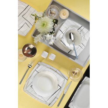 Serviciu de masa 53 piese INBNMR53YT43011987, Kutahya Porselen, portelan, multicolor