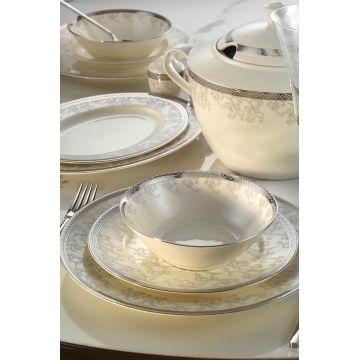 Serviciu de masa 62 piese BNKL62YT4301140420, Kutahya Porselen, portelan, multicolor