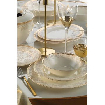 Serviciu de masa 62 piese BNKL62YT4301140421, Kutahya Porselen, portelan, multicolor