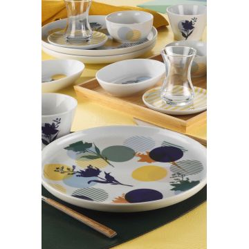 Serviciu de masa breakfast 26 piese MOD30KH60011993, Kutahya Porselen, portelan, multicolor