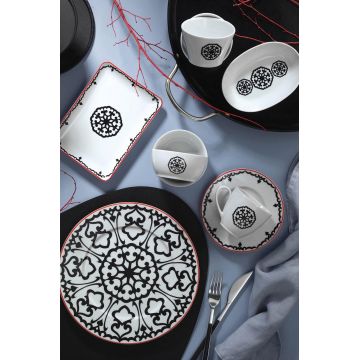 Serviciu de masa breakfast 32 piese LB32KH420596612, Kutahya Porselen, portelan, multicolor