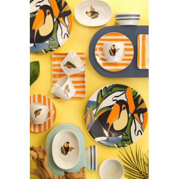 Serviciu de masa breakfast 32 piese ZG32KH60012023, Kutahya Porselen, portelan, multicolor