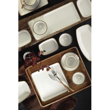 Serviciu de masa Breakfast, Kutahya Porselen, ATTAN30KH801R14, 30 piese, portelan