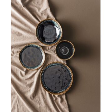 Serviciu de masa, Hermia, 275KRM2187, Farfurie: 20 cm (6 bucăți), Maro