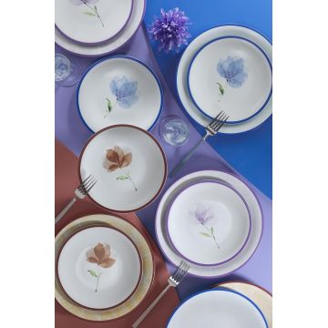 Set 12 piese pentru desert  Kutahya Porselen, ZG12YS60011790, portelan