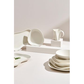 Set 2 farfurii pentru desert Kutahya Porselen, SKL02PS0014, Ø18 cm, portelan