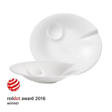 Set 2 farfurii pentru paste, Villeroy & Boch, Pasta Passion, Ø 30.7 cm, portelan premium