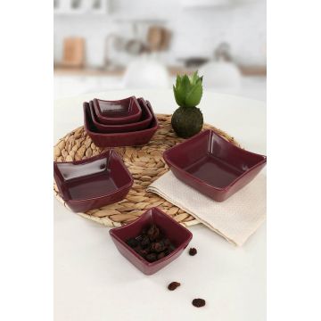 Set boluri pentru sos, Keramika, 275KRM1171, Ceramica, Mov