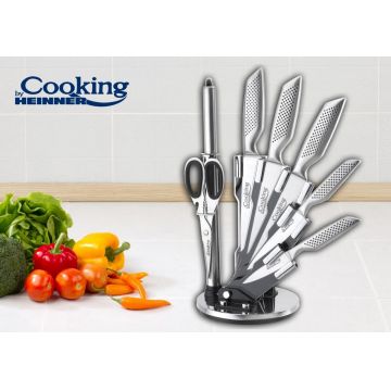 Set cutite de bucatarie Magnium, Heinner, 8 piese, inox