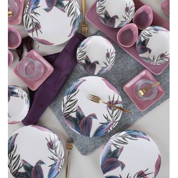 Set de mic dejun, Hermia, 275KRM1287, Antibacterian, Multicolor