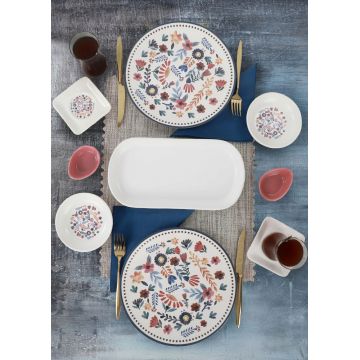 Set de mic dejun, Hermia, 275KRM1658, Antibacterian, Multicolor