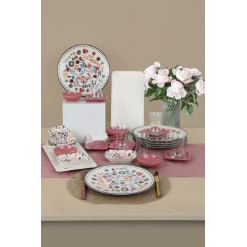 Set de mic dejun, Hermia, 275KRM1741, Antibacterian, Multicolor