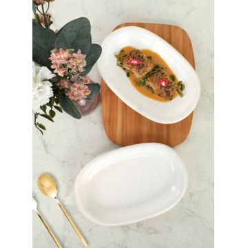 Set farfurii, Hermia, 275KRM1842, Antibacterian, Alb