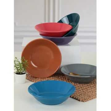 Set farfurii, Keramika, 275KRM1847, Ceramica , Nu absoarbe apa, Multicolor