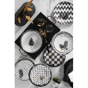 Set farfurii pentru desert, Hermia, 973BRS1401, Multicolor