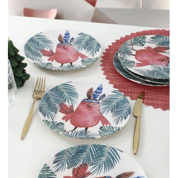 Set farfurii pentru desert, Keramika, 275KRM1321, Ceramica, Multicolor