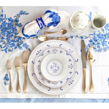 Set farfurii din ceramica pentru desert, Hermia, 742TMA3680, Multicolor