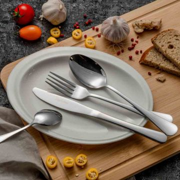 Set tacamuri 24 piese Prima, Luigi Ferrero, inox, argintiu