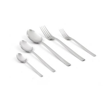 Set tacamuri, Dynasty, 960DYN1712, Inox  ,  Lingura 20.8 cm, Argintiu