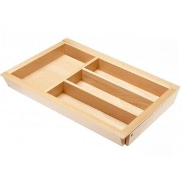 Suport organizare tacamuri Customi, extensibil 400-600 mm, pentru latime exterioara corp 450 mm, fag