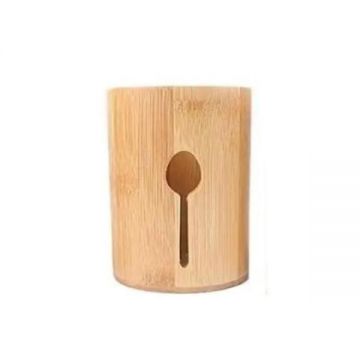 Suport tacamuri, bambus, 14x7.5 cm