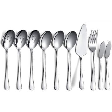 Tacamuri, 18/0 Inox, Argintiu, 10 Bucati, Berglander