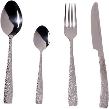 Tacamuri Argintii din Inox, 24 Piese, Grunberg