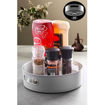 Tavă Samo, Gri, 22x22 cm