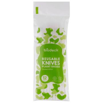 Cutite de Unica Folosinta, Biodgradabile, cPLA, 17 cm, 12 Bucati