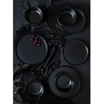 Serviciu de masa, Hermia, 275KRM1862, Antibacterian, Negru