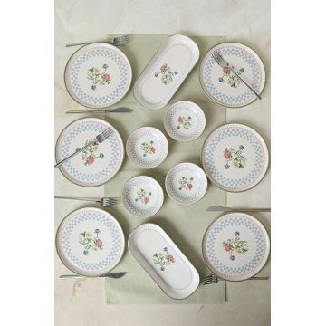 Set de mic dejun (12 piese), L'essentiel Maison, 275KRM2535, Bol pentru sos: 13 cm (4 bucăți), Alb